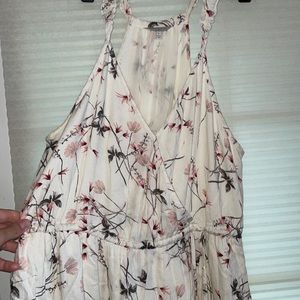 Lucky Brand, Crème floral, Size L, sundress